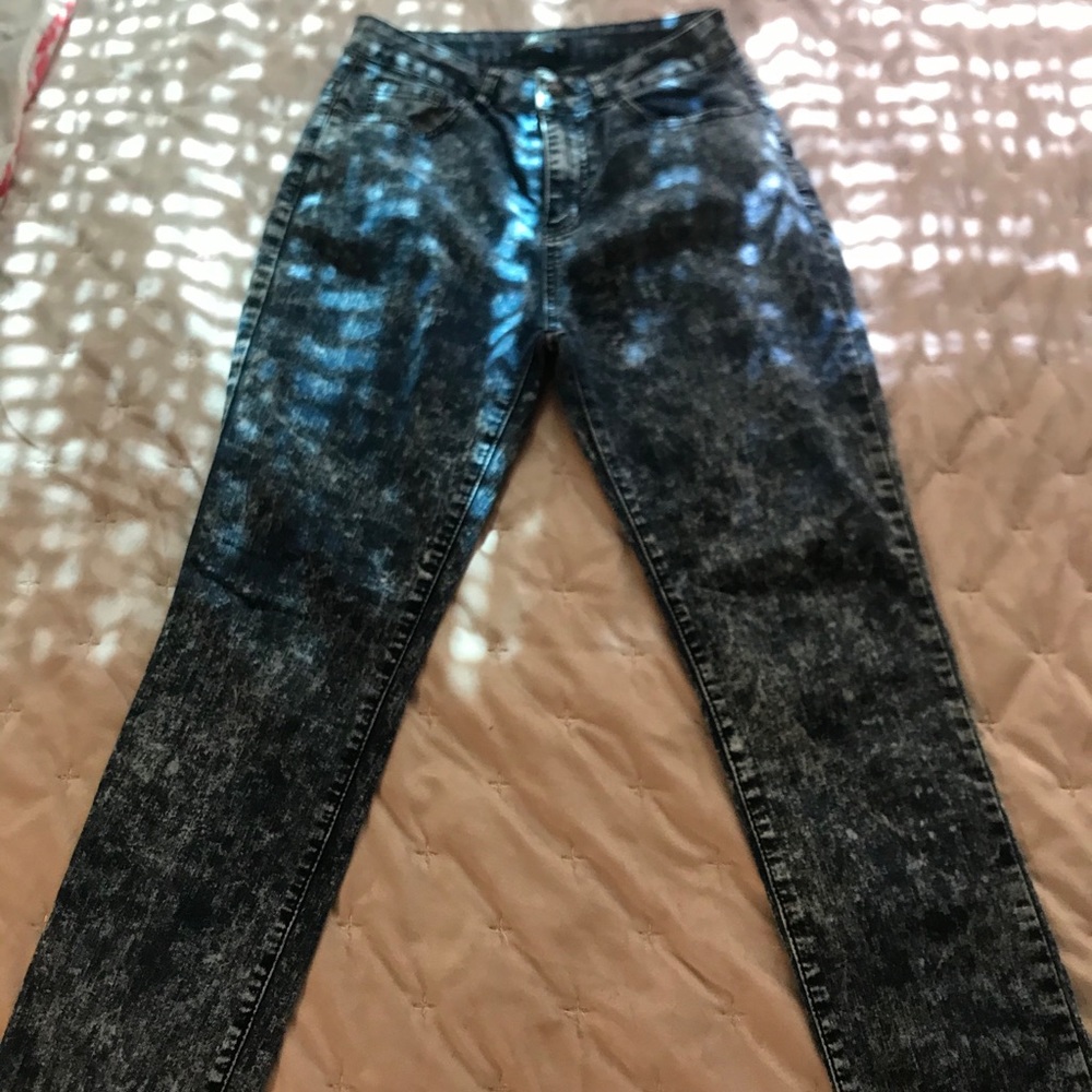Stone washed mom jeans
